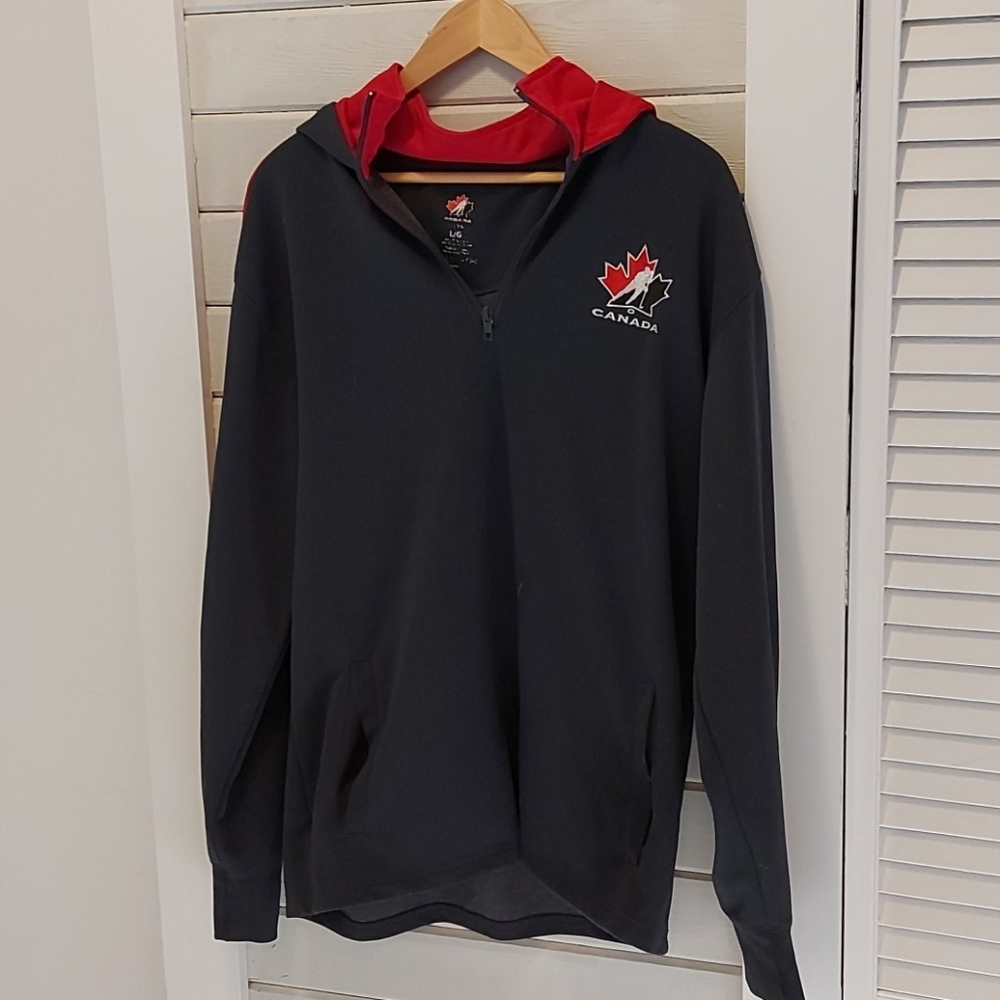 Team Canada 1/4 Zip Hoodie